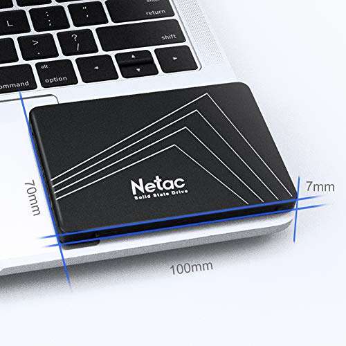 Netac 120GB SSD Interno 2.5'' SATAIII - Mejore la velocidad y capacidad de respuesta de su sistema