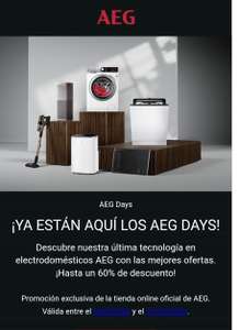 Aeg days (Hasta 60% Descuento)
