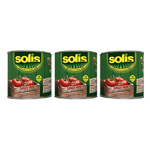 SOLIS tomate frito - 3 latas x 2.6 kg - Total: 7.8 kg