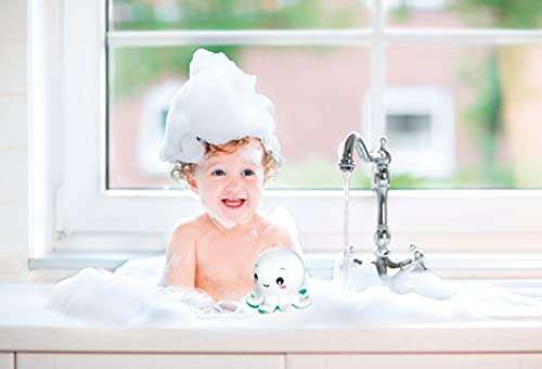 Clementoni - Pulpo Baby, juego de baño, bebé 6 meses