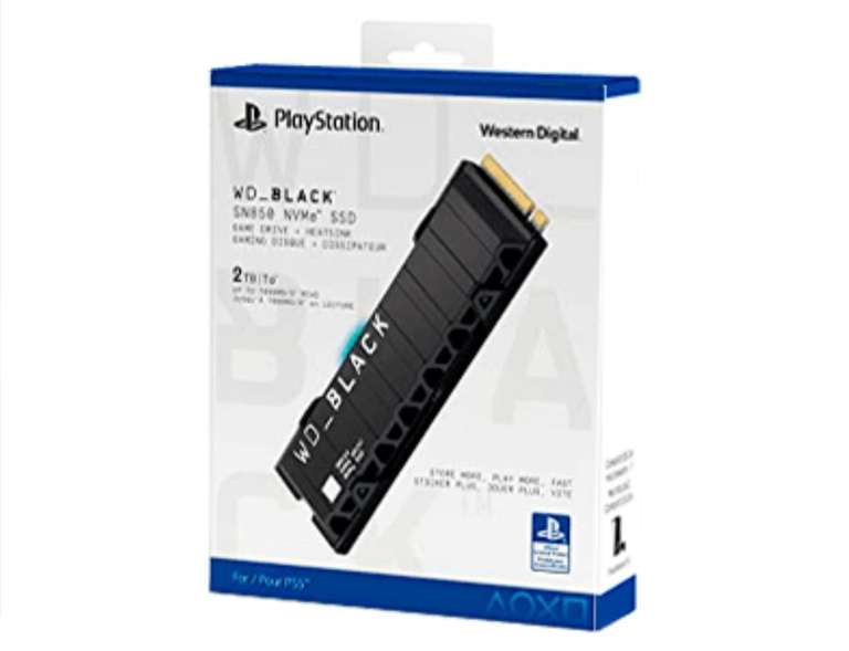 Ssd 2TB Western Digital Con disipador Licencia PlayStation