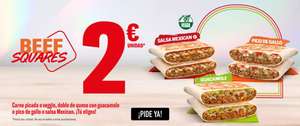 TacoBells - Beef Squares 2€, Helados Creamy Bell 2,70€, Menu Quesadilla 6€