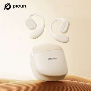 Picun-auriculares inalámbricos H1 OWS con Bluetooth 5,3, cascos de conducción de aire con micrófono, Audio espacial 3D