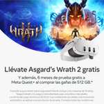 Gafas de realidad virtual  Meta Quest 3, 128 GB, Realidad mixta  revolucionaria, Potente rendimiento, Paquete Asgard's Wrath 2, Blanco