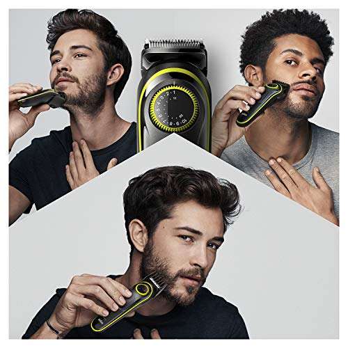 Braun BT3241 - Recortadora de Barba y Cortapelos para Hombre, Eléctrico + King C. Gillette Bálsamo para Barba con Manteca de Cacao,