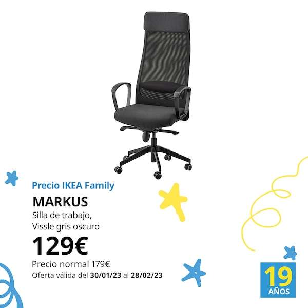 Silla Markus IKEA FAMILY (Sevilla)