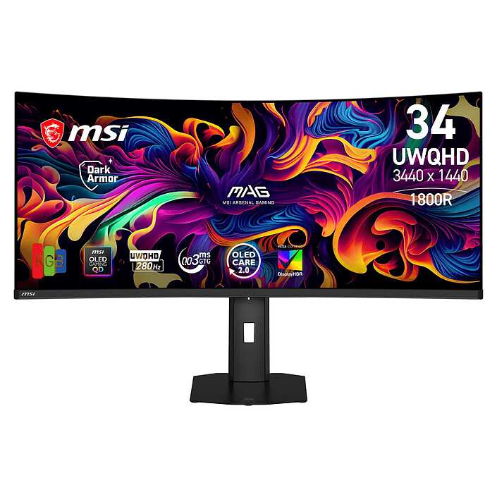 Imagen de MSI 34" QD-OLED – MAG 341CQP