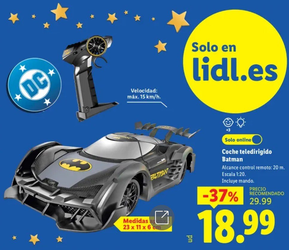 Coche teledirigido Batman