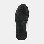 GEOX. Zapatillas Alben - efecto ante - blanco y negro