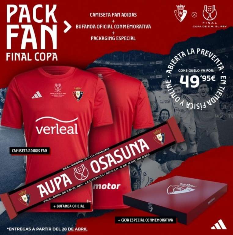 Osasuna Pack final de la Copa