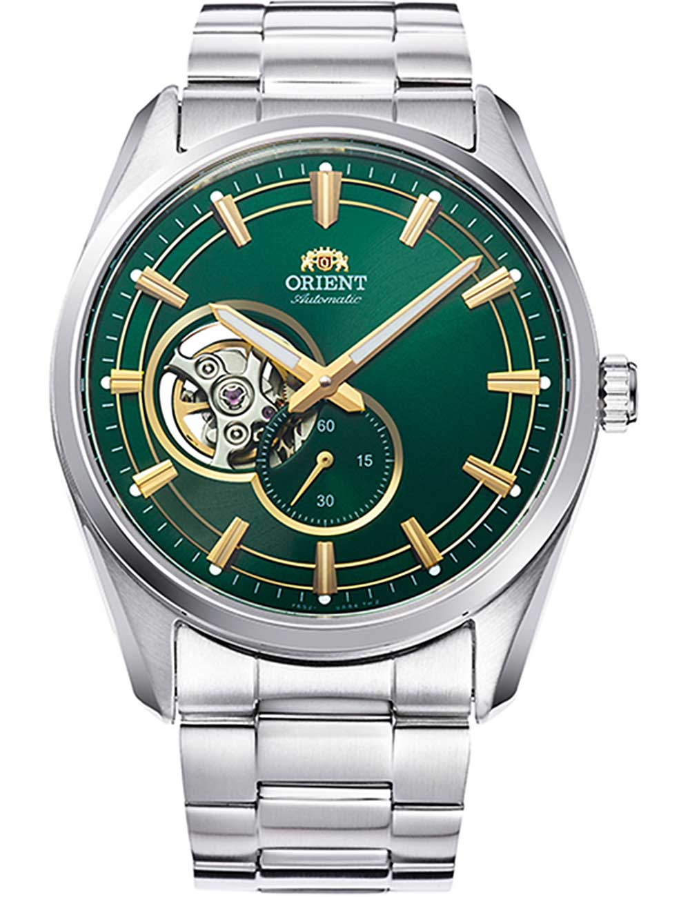 Reloj automático Orient Contemporary Open Heart Verde (RA-AR0008E30B) con Cristal de Zafiro