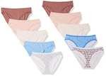 Amazon Essentials Braguita de Bikini de algodón pack 10 unidades (Muchas tallas y colores)