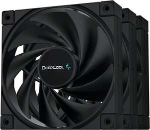 DeepCool FK120 3 in 1 - Pack 3 ventiladores de 120mm para PC, color negro