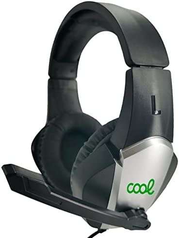 Auriculares Stereo PC / PS4 / PS5 / Xbox Gaming Cool Bremen Iluminación + Adapt. Audio