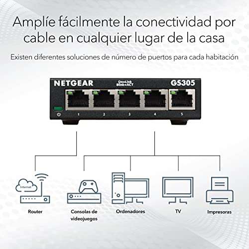 NETGEAR Switch 5 puertos