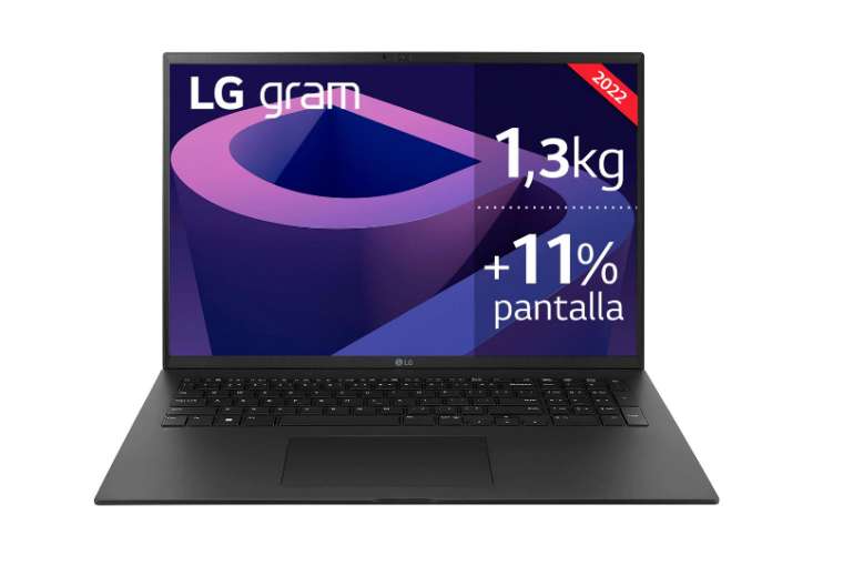 LG GRAM 17Z90Q-E.AD75B - Intel Core i7-1260P/32GB/512GB SSD/RTX 2050/17"