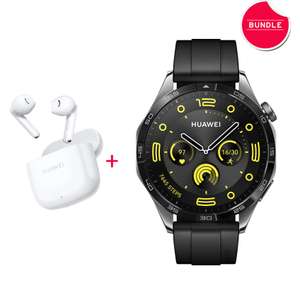 Huawei Watch GT 4 46mm Negro + Freebuds SE 2 Blanco