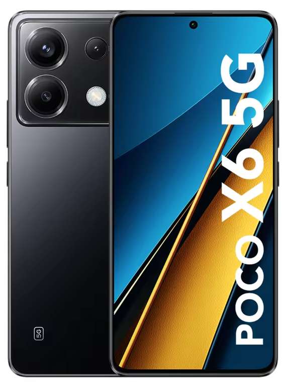 POCO X5 5G - Smartphone de 6+128GB, Pantalla de 6.67” 120Hz FHD+ AMOLED,  Snapdragon 695, Camara 48MP AI Triple, 5000mAh, NFC, Negro (Versión ES + 3  años de garantía) : : Electrónica