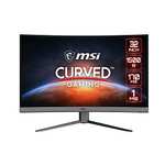 MSI G32C4 E2, Monitor Gaming Curvo 31.5" 170 Hz, 1500R, 1920 x 1080 (FHD), 1 ms de Respuesta, 16:9