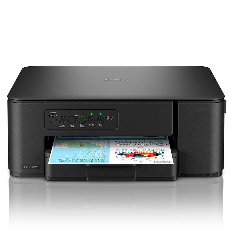 Impresora Multifunción Brother DCP-J1260W (Inyección de Tinta | WiFi | 1200x6000 DPI)
