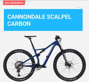 Bicicleta Carbono CANNONDALE XT 12v doble suspension