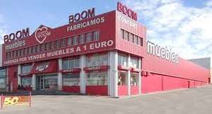 En Muebles BOOM tienda física hoy Muebles por 1€ y hasta 70%dto en la web