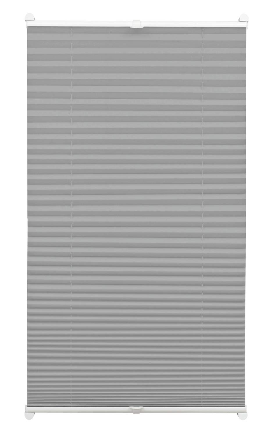 GARDINIA Persianas Plisadas Plegable Opaca, Piezas de Montaje Incluidas, Persianas Plisadas EASYFIX sujetadas con Dos rieles, 75 x 130 cm
