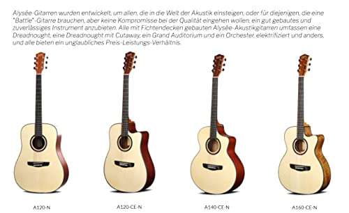 Guitarra electroacústica Alysée - A120