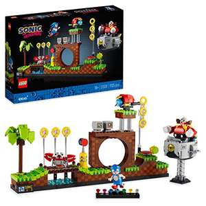 LEGO Ideas Sonic The Hedgehog – Green Hill Zone, Maqueta para Construir Adultos, Set con Dr. Eggman