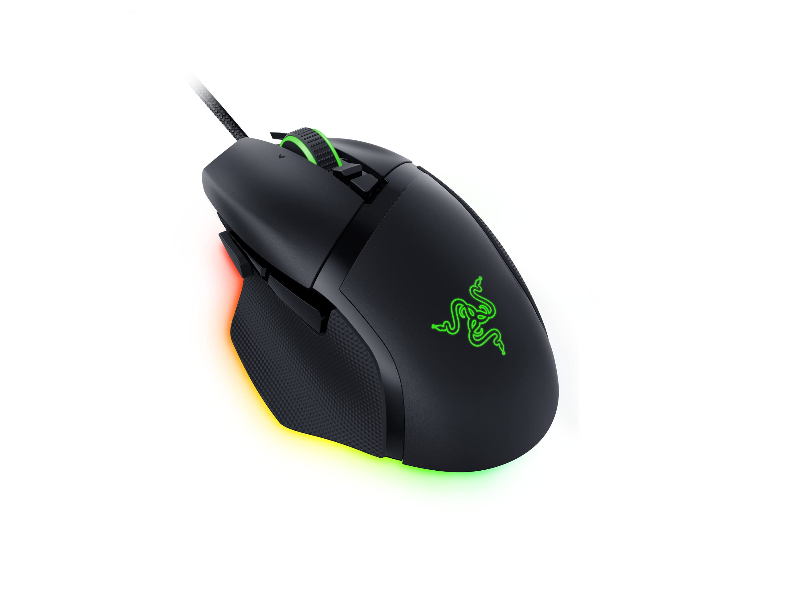 Razer Basilisk V3 35K - Ratón ergonómico con Cable para Juegos Totalmente Personalizable - Sensor óptico Focus Pro 35K
