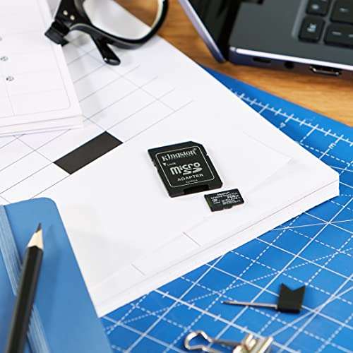 Kingston Canvas Select Plus, SDCS2/256GB Tarjeta microSD Class 10 con Adaptador SD.