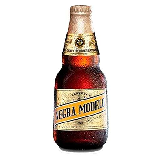 Negra Modelo Cerveza, Sabor Único, La Crema de La Cerveza, Pack de 24 Botellas x 355 ml, 5% Volumen de Alcohol