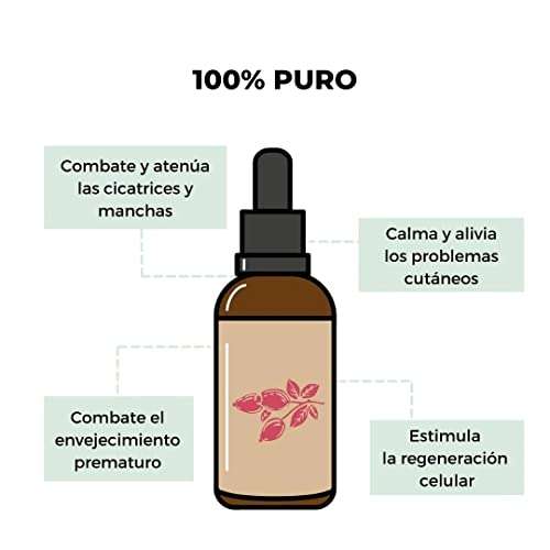 Arganour Rosehip Oil 100% Pure Tratamiento Corporal - 50 ml