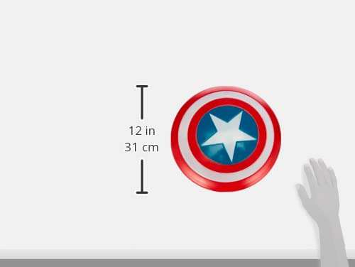 Escudo Capitan America para niños y niñas, Oificial Marvel Avengers, para completar tu disfraz