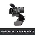 Logitech C920s HD Pro Webcam, Full HD 1080p/30fps