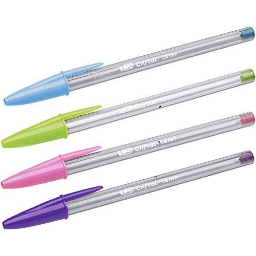27 bolígrafos multicolores Bic
