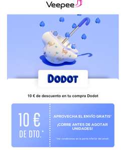 10€ de dto extra Dodot (pañales y toallitas)
