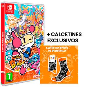 Super Bomberman R 2 + calcetines exclusivos (Nintendo Switch, PS4, PS5 y Xbox)