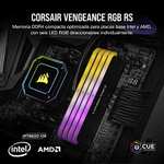 Corsair Vengeance RGB RS 16 GB (2 x 8 GB), memoria de escritorio DDR4 C16 de 3200 MHz compatible AMD