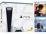 Consola - Sony PS5 + God Of War: Ragnarok (609€ con el newsletter ), 679€ con Juegos God Of War: Ragnarok y The Last Of Us: Parte 1