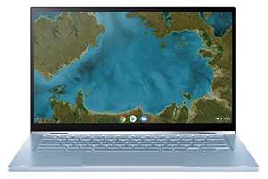 ASUS Chromebook Flip C433TA - Ordenador Portátil 14" Full HD (Intel Core m3-8100Y, 8GB RAM, 64GB eMMC, UHD Graphics 615, Chrome OS) Plata