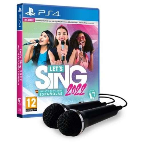 Lets Sing 2022 + 2 Micrófonos PS4