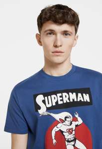 Camiseta retro Superman tallas XS a XXL