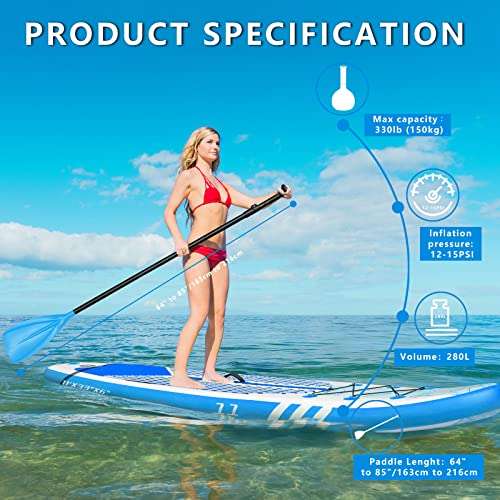 Tabla de Paddle Surf Hinchable 335x82x15cm.