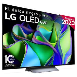 TV OLED 77" LG OLED77C34LA [1.955€ precio final, 300€ cashback by LG, o TV nueva en 10 años] 120Hz | 4xHDMI 2.1 | Dolby Vision & Atmos+ DTS