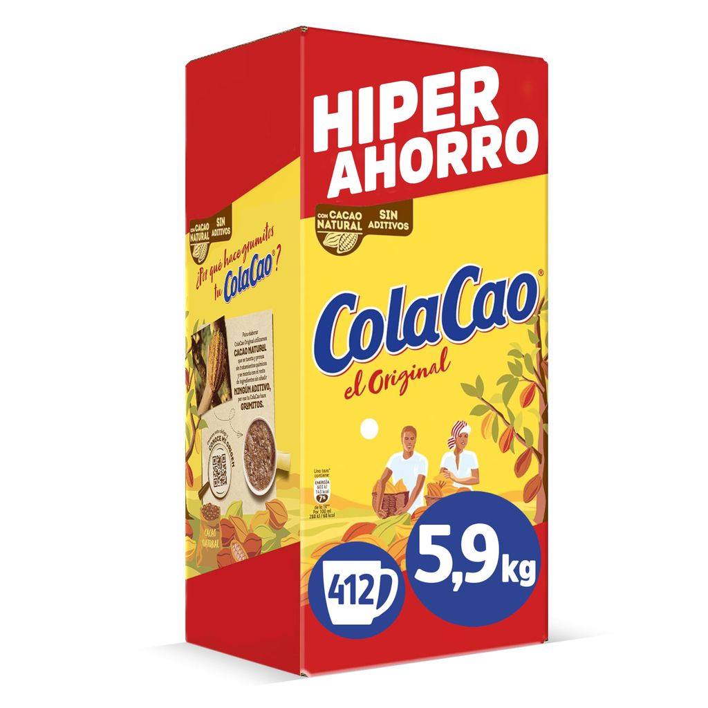 ColaCao Cacao Soluble Natural, 5,9 kg ( En compra recurrente )