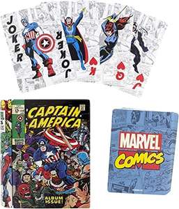 BARAJA DE Cartas Marvel Comic Book, Multicolor