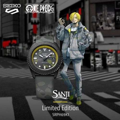Seiko 5 Sports One Piece Sanji Limited Edition SRPH69K1