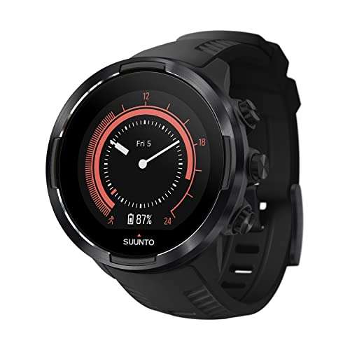 Suunto 9 Baro Reloj deportivo GPS con batería de larga duración y medición del ritmo cardiaco