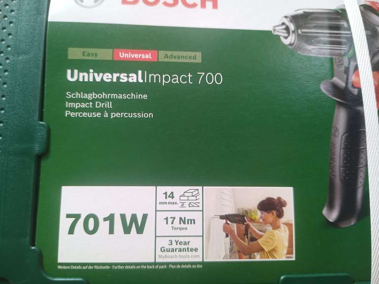 Taladro Percutor Bosch Universal Impact 700 - Carrefour